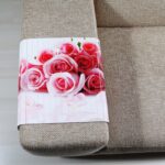 Pembe Güller - Tamamı Çıtalı - Baskılı - 4 mm